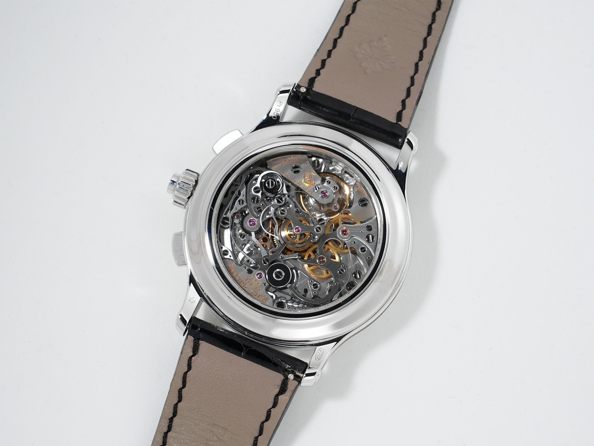 パテックフィリップ スプリットセコンド クロノグラフ Ref.5370P-001 プラチナ ブラック エナメル文字盤 美中古 qvuzay3j