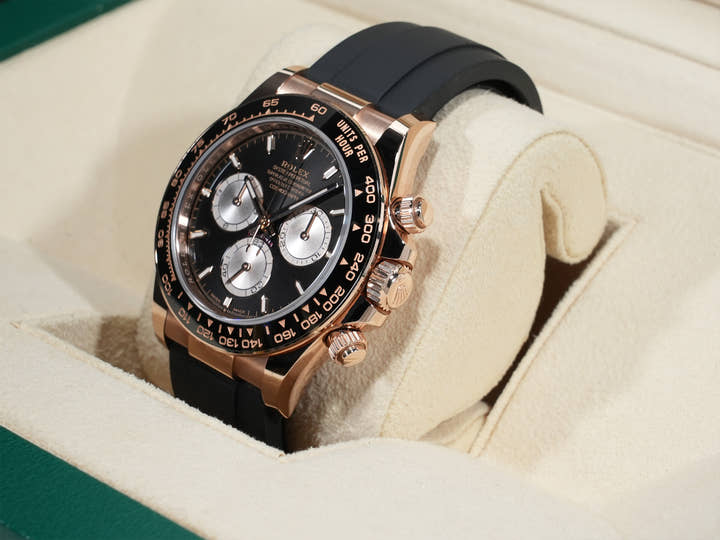 ロレックス デイトナ Ref.126515LN エバーローズゴールド ブライトブラックxサンダスト文字盤 中古 obn777hw
