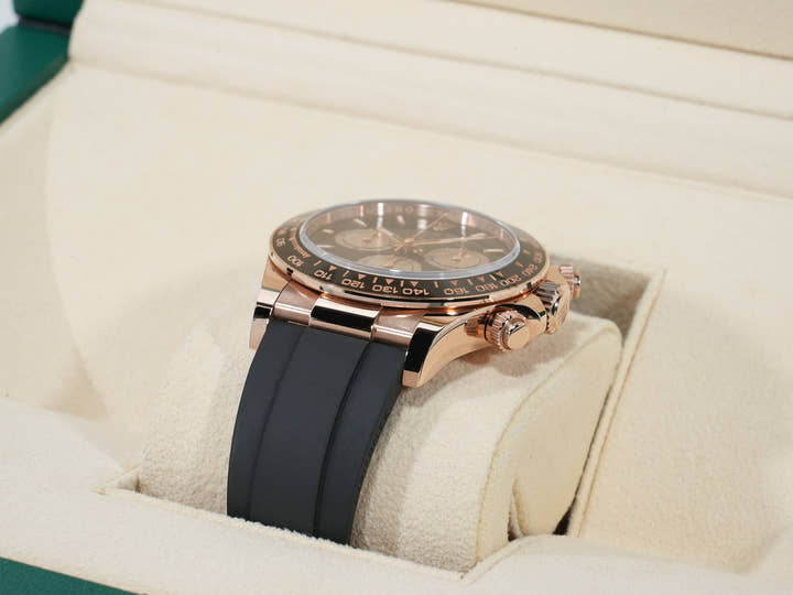 ロレックス デイトナ Ref.126515LN エバーローズゴールド ブライトブラックxサンダスト文字盤 中古 obn777hw