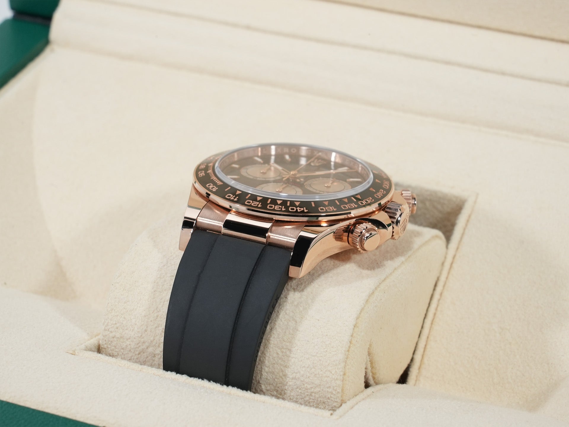 ロレックス デイトナ Ref.126515LN エバーローズゴールド ブライトブラックxサンダスト文字盤 中古 obn777hw