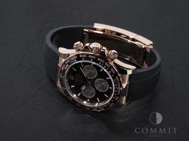 ロレックス デイトナ Ref.126515LN エバーローズゴールド ブライトブラックxサンダスト文字盤 中古 obn777hw