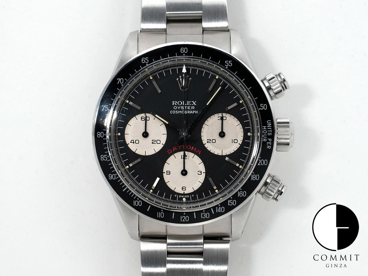 ロレックス デイトナ Ref.6265 ステンレススチール ブラック文字盤 中古 5sqvxi33
