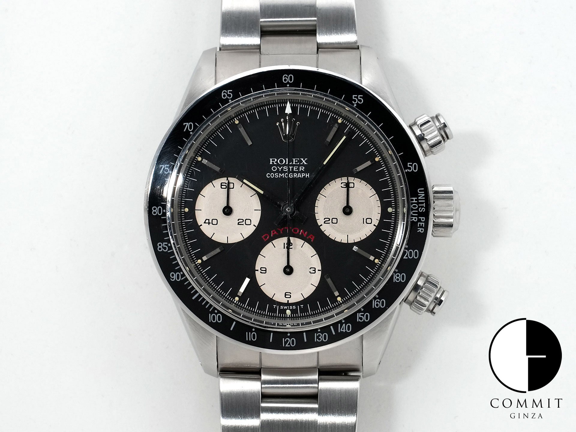 ロレックス デイトナ Ref.6265 ステンレススチール ブラック文字盤 中古 5sqvxi33