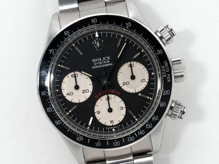 ロレックス デイトナ Ref.6265 ステンレススチール ブラック文字盤 中古 5sqvxi33