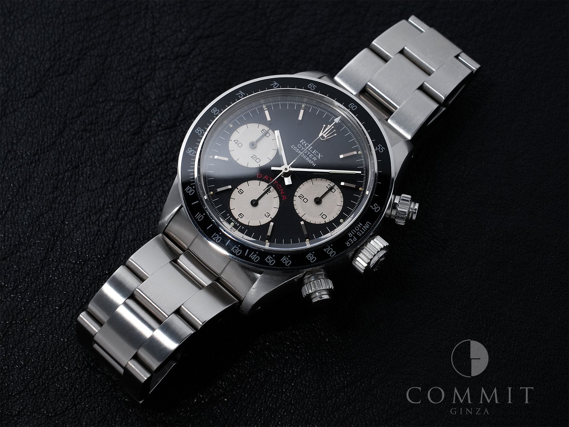 ロレックス デイトナ Ref.6265 ステンレススチール ブラック文字盤 中古 5sqvxi33