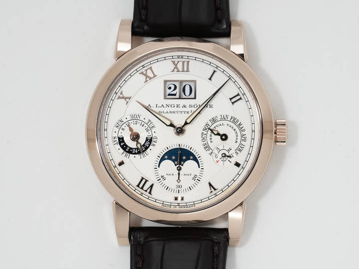 A.ランゲ＆ゾーネ ランゲマティック パーペチュアル Ref.310.050E ハニーゴールド シルバー文字盤 中古 dp4ah28e