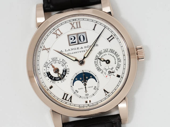 A.ランゲ＆ゾーネ ランゲマティック パーペチュアル Ref.310.050E ハニーゴールド シルバー文字盤 中古 dp4ah28e
