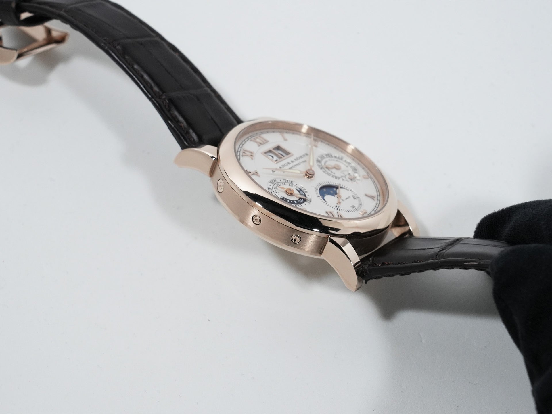 A.ランゲ＆ゾーネ ランゲマティック パーペチュアル Ref.310.050E ハニーゴールド シルバー文字盤 中古 dp4ah28e