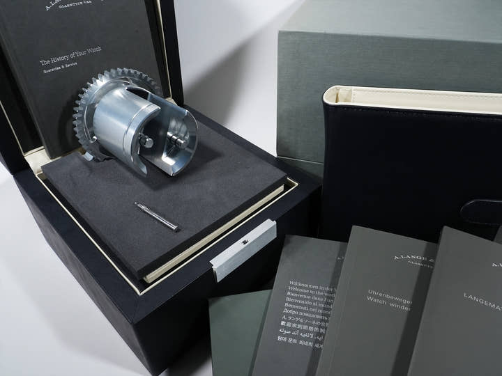 A.ランゲ＆ゾーネ ランゲマティック パーペチュアル Ref.310.050E ハニーゴールド シルバー文字盤 中古 dp4ah28e