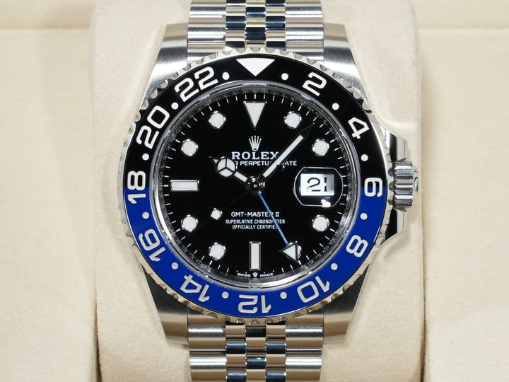 ロレックス GMTマスターII Ref.126710BLNR ステンレススチール ブラック文字盤 ジュビリーブレスレット 未使用 8cjpn7oh