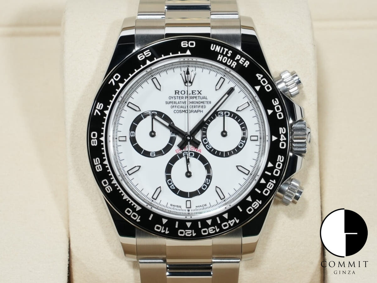 ロレックス デイトナ Ref.126500LN ステンレススチール ホワイト文字盤 未使用 ffspj27d