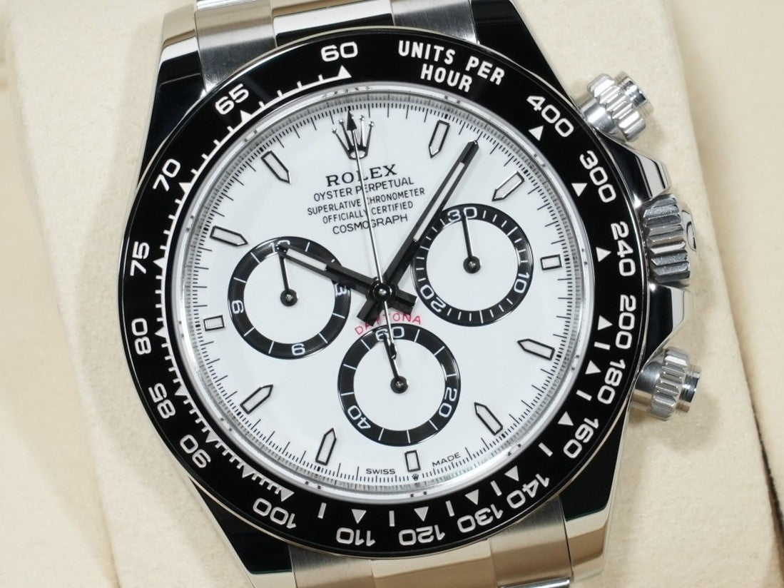 ロレックス デイトナ Ref.126500LN ステンレススチール ホワイト文字盤 未使用 ffspj27d