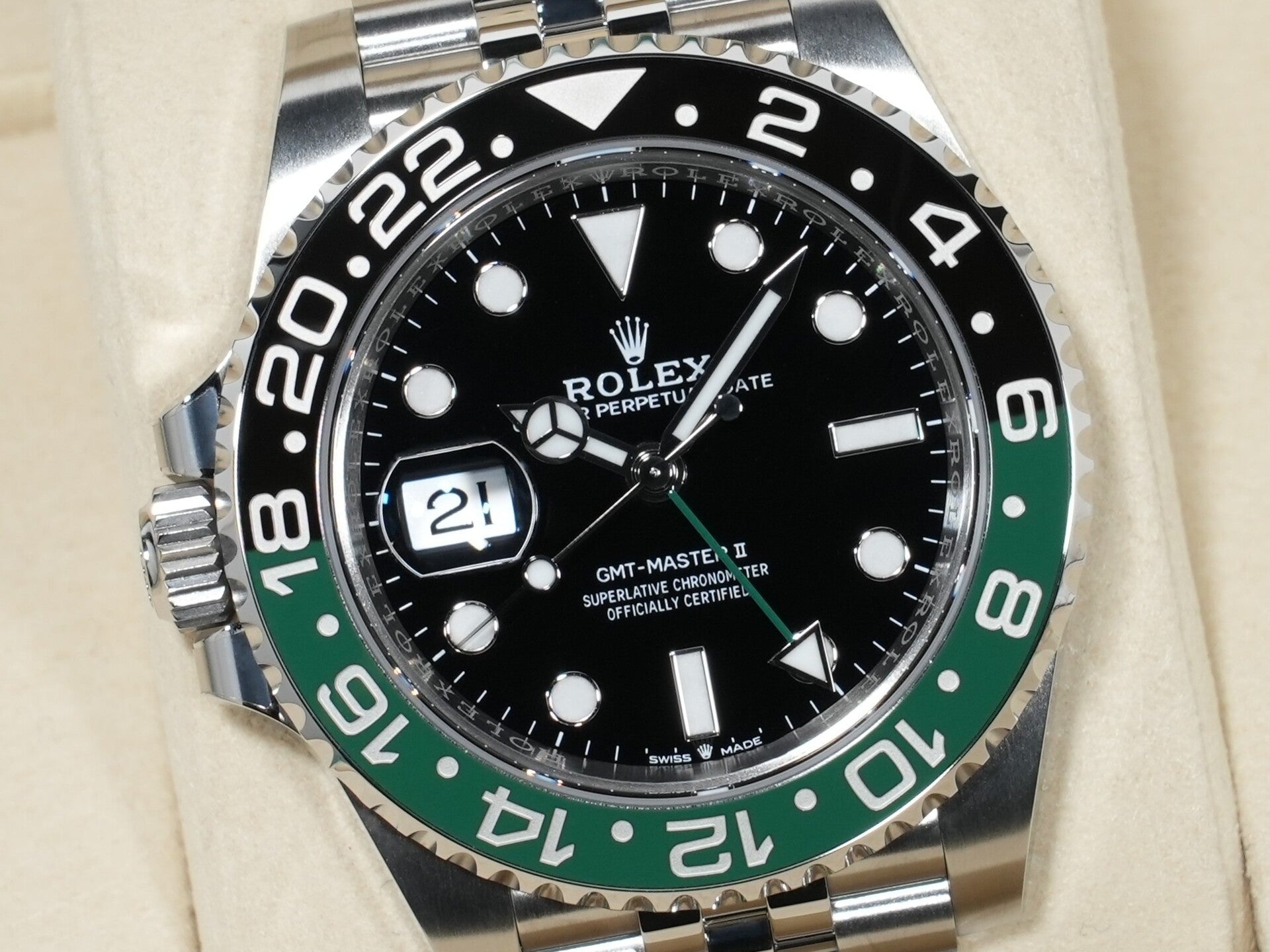 ロレックス GMTマスターII Ref.126720VTNR ステンレススチール ブラック文字盤 ジュビリーブレスレット 未使用 kedgwqij