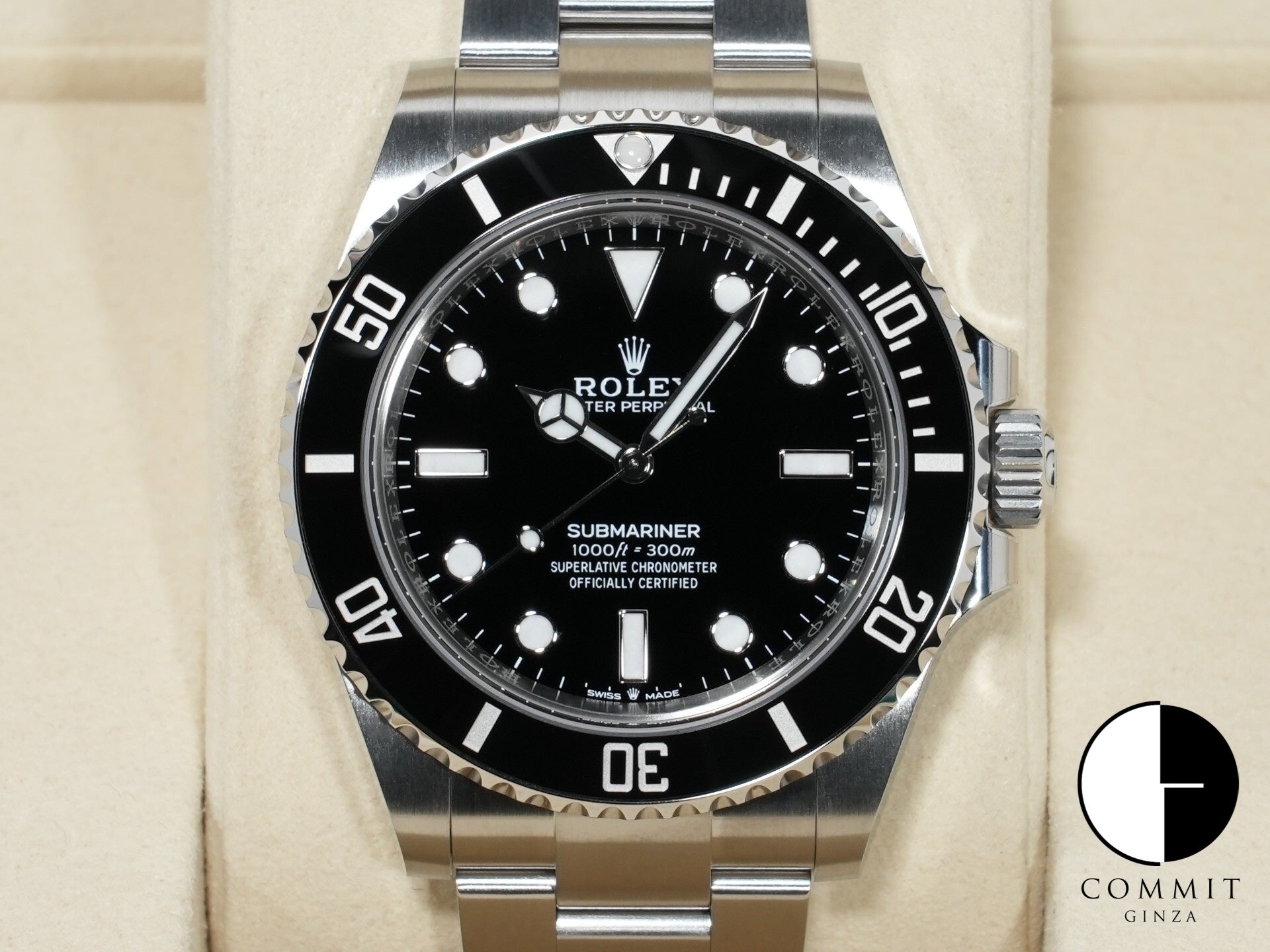ロレックス サブマリーナー ノンデイト Ref.124060 ステンレススチール ブラック文字盤 未使用 2fj8oqt4