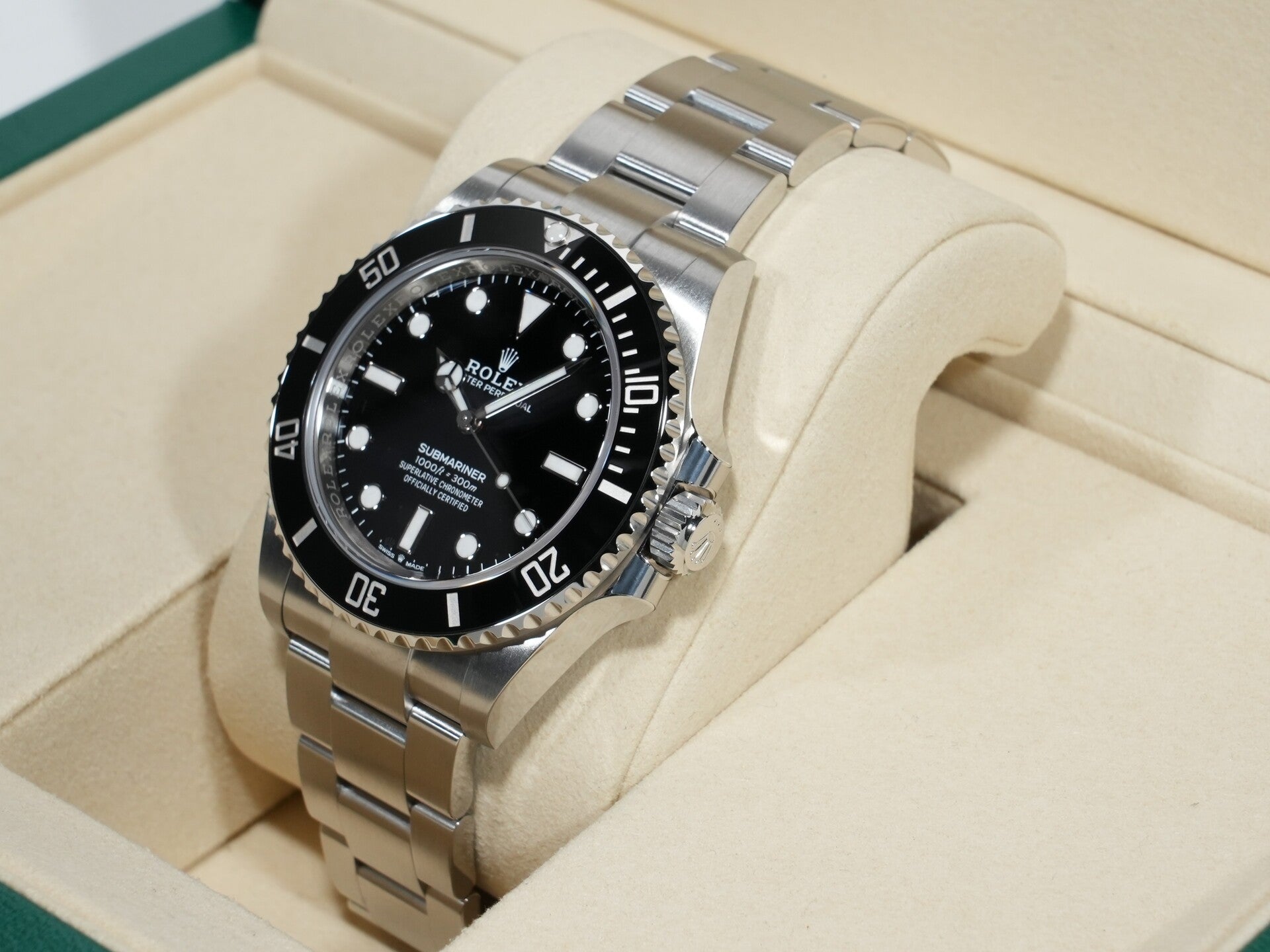 ロレックス サブマリーナー ノンデイト Ref.124060 ステンレススチール ブラック文字盤 未使用 2fj8oqt4