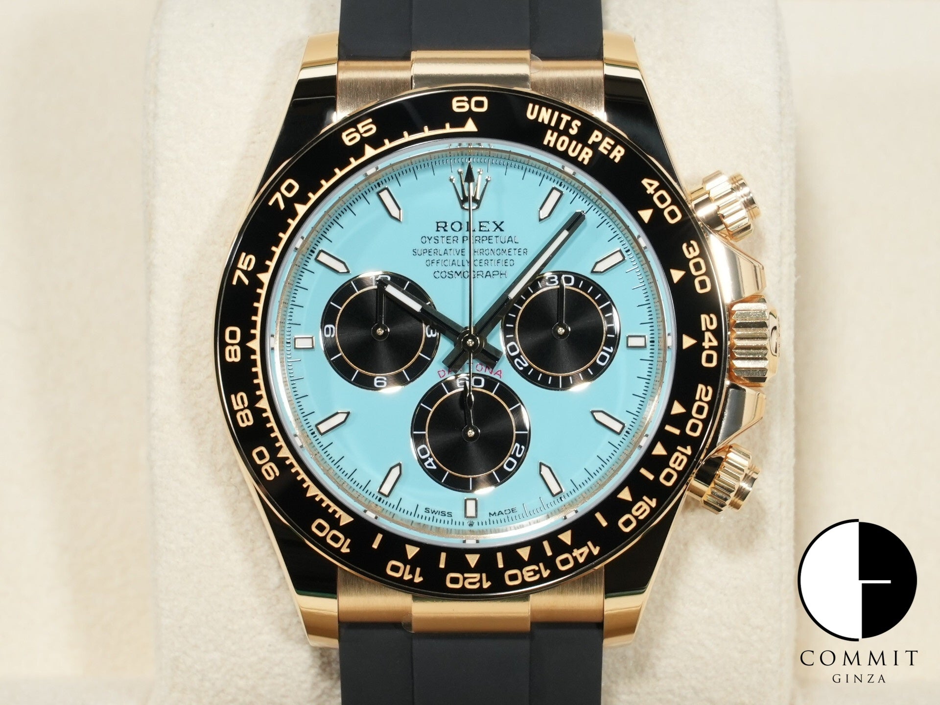 ロレックス デイトナ Ref.126518LN イエローゴールド ターコイズブルー文字盤 未使用 5ob4zp72