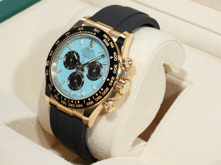 ロレックス デイトナ Ref.126518LN イエローゴールド ターコイズブルー文字盤 未使用 5ob4zp72