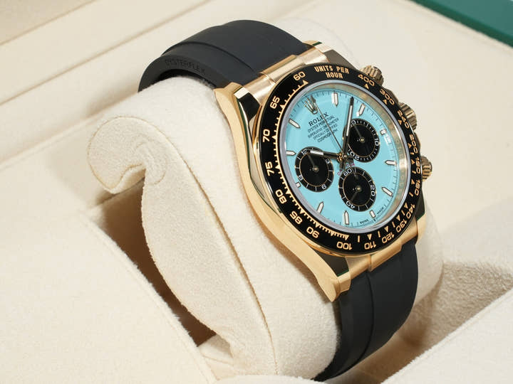 ロレックス デイトナ Ref.126518LN イエローゴールド ターコイズブルー文字盤 未使用 5ob4zp72