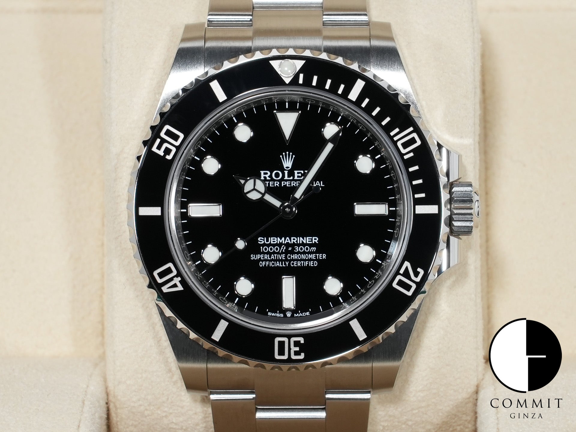 ロレックス サブマリーナー ノンデイト Ref.124060 ステンレススチール ブラック文字盤 中古 wpxd8nah