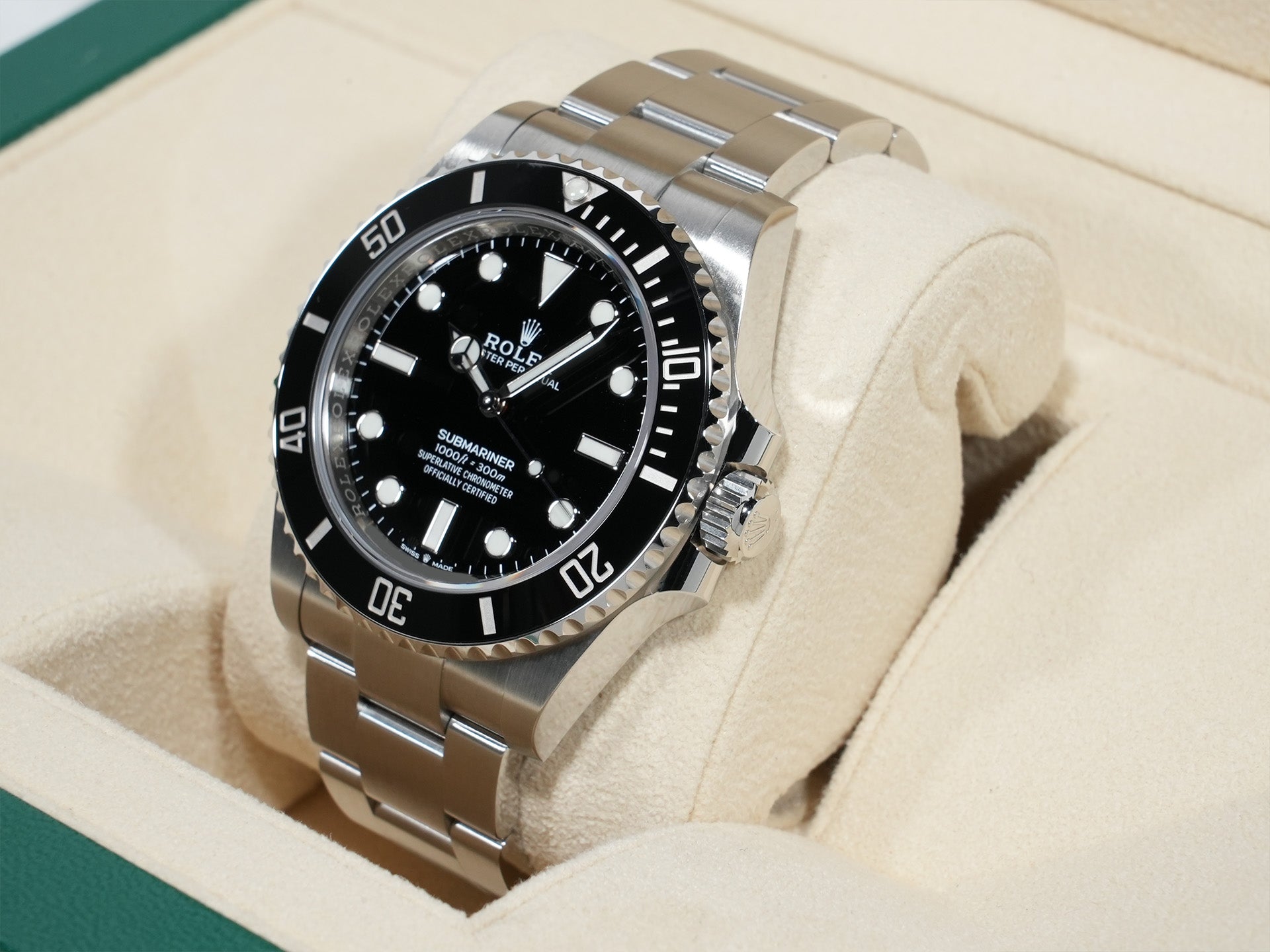 ロレックス サブマリーナー ノンデイト Ref.124060 ステンレススチール ブラック文字盤 中古 wpxd8nah