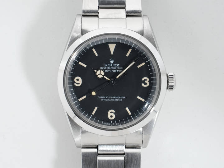 ロレックス エクスプローラーI Ref.1016 ステンレススチール ブラック文字盤 中古 wcpc4vrz