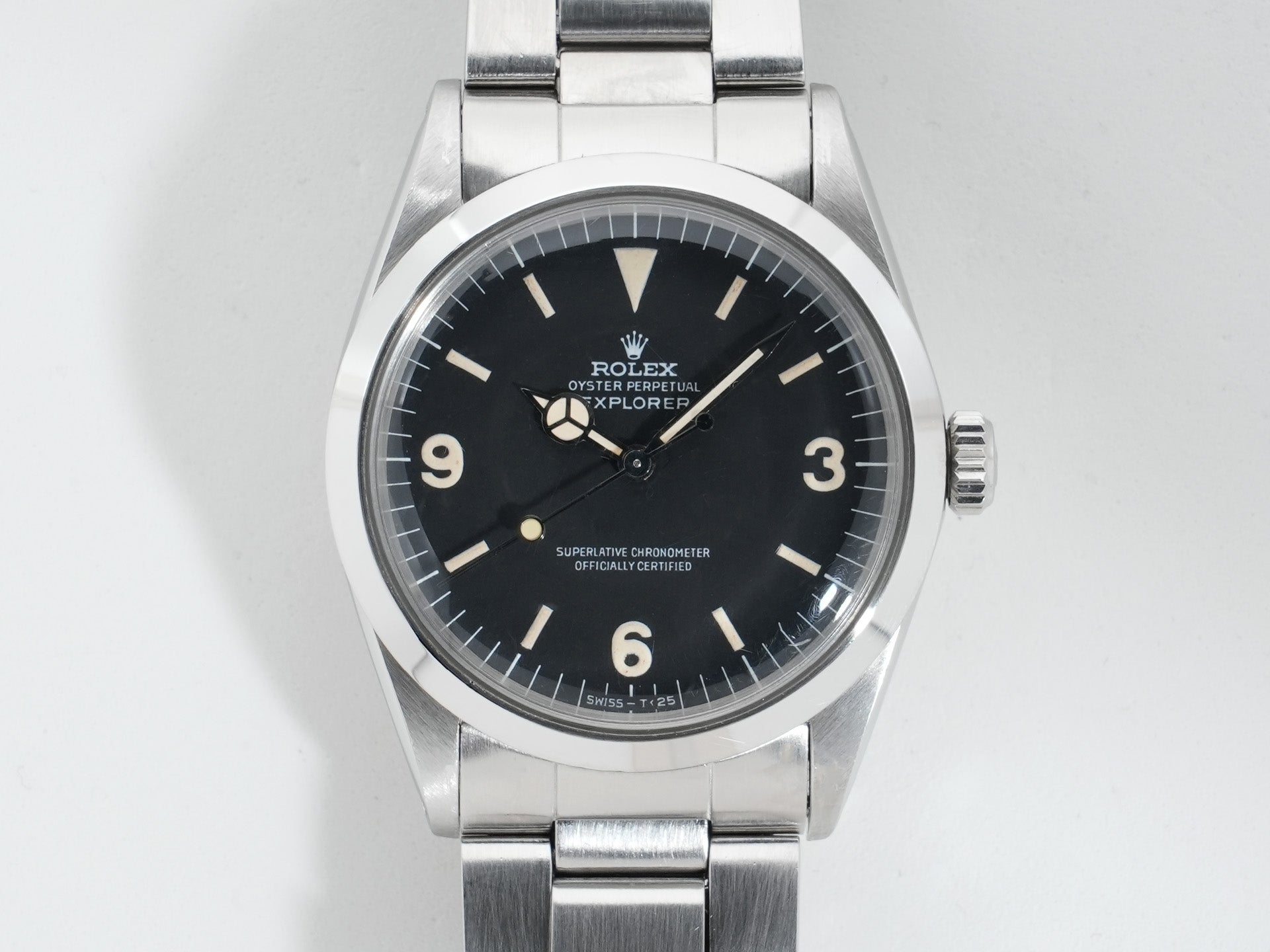 ロレックス エクスプローラーI Ref.1016 ステンレススチール ブラック文字盤 中古 wcpc4vrz