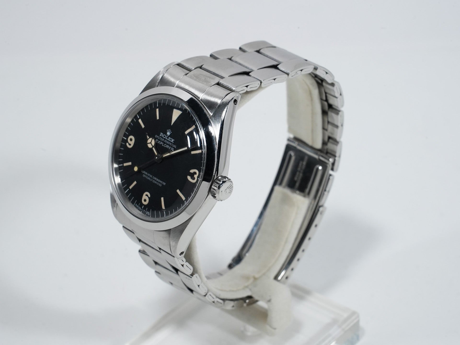 ロレックス エクスプローラーI Ref.1016 ステンレススチール ブラック文字盤 中古 wcpc4vrz
