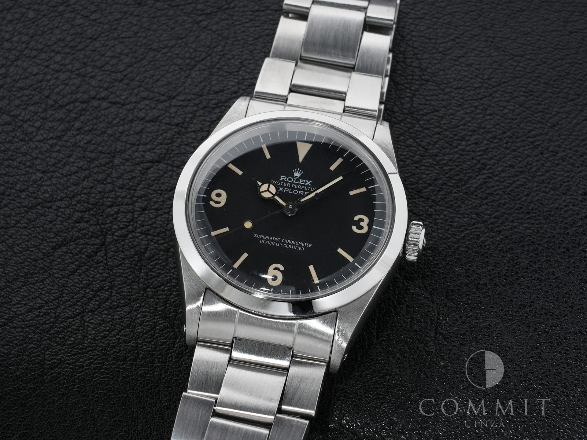 ロレックス エクスプローラーI Ref.1016 ステンレススチール ブラック文字盤 中古 wcpc4vrz