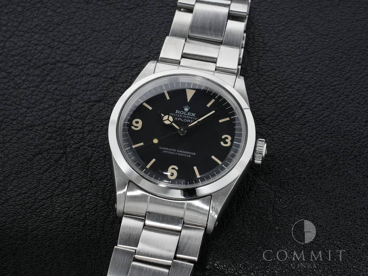 ロレックス エクスプローラーI Ref.1016 ステンレススチール ブラック文字盤 中古 wcpc4vrz