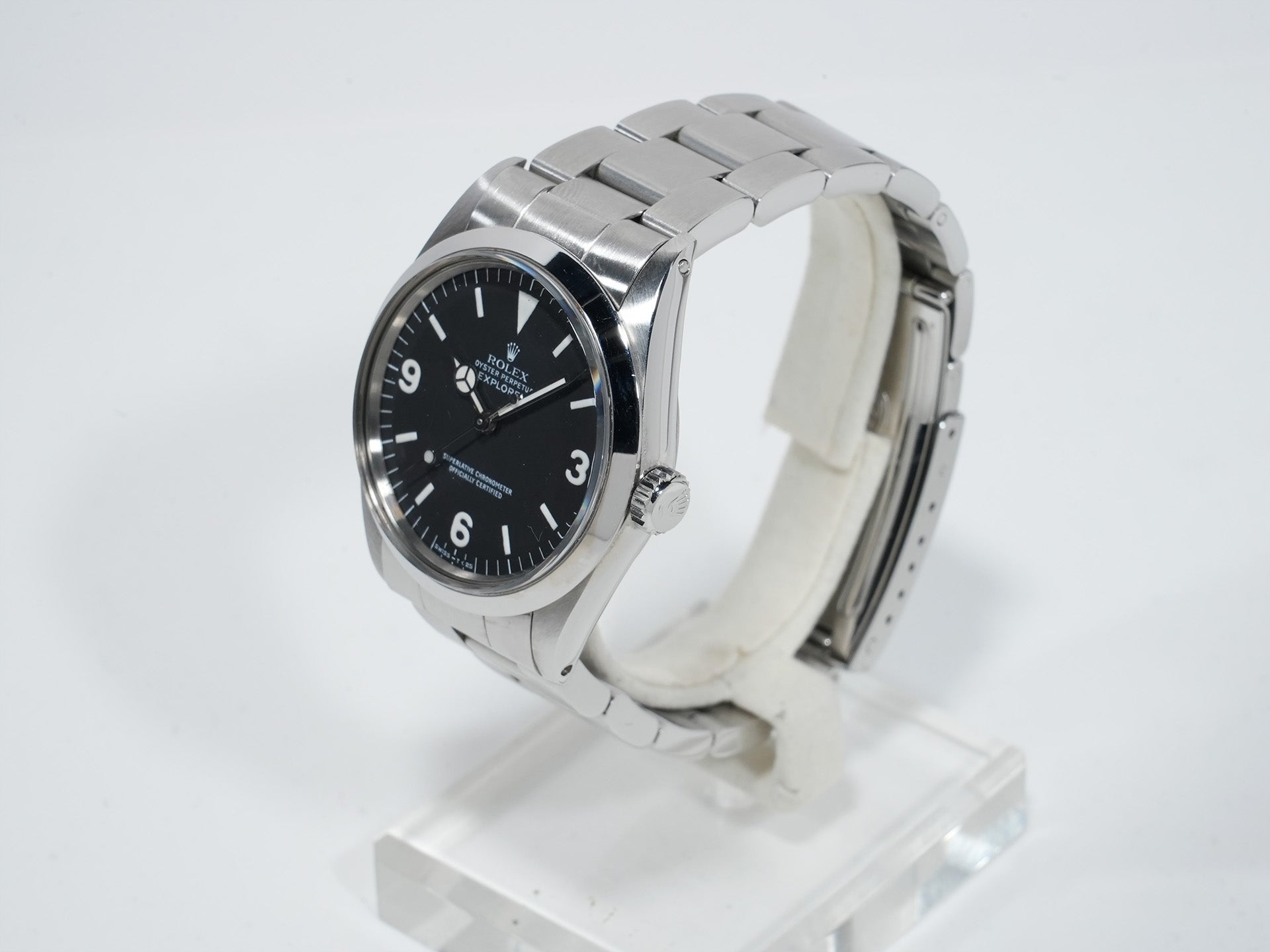 ロレックス エクスプローラーI Ref.1016 ステンレススチール ブラック文字盤 中古 7dqjesew