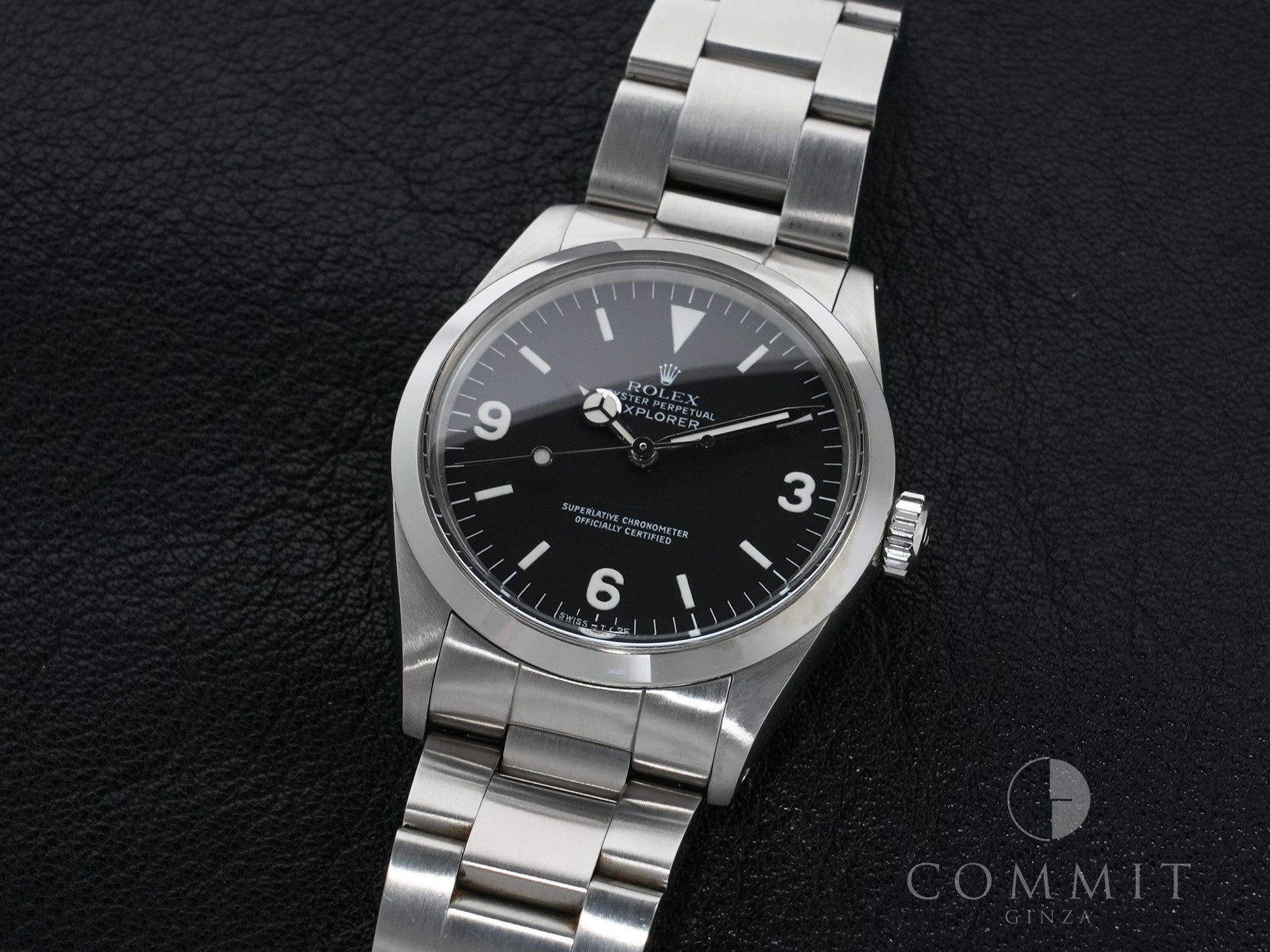 ロレックス エクスプローラーI Ref.1016 ステンレススチール ブラック文字盤 中古 7dqjesew
