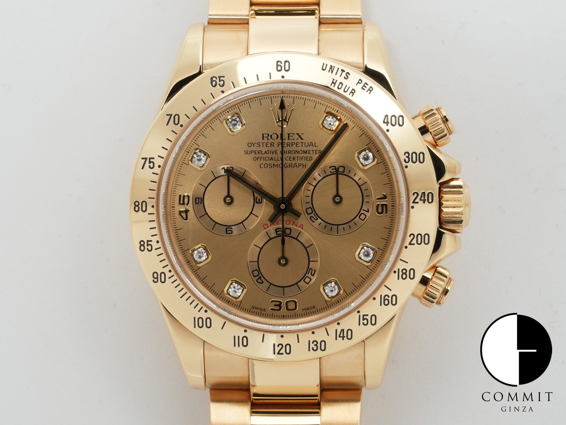 ロレックス デイトナ Ref.116528G イエローゴールド シャンパン文字盤 中古 j4gsmecw