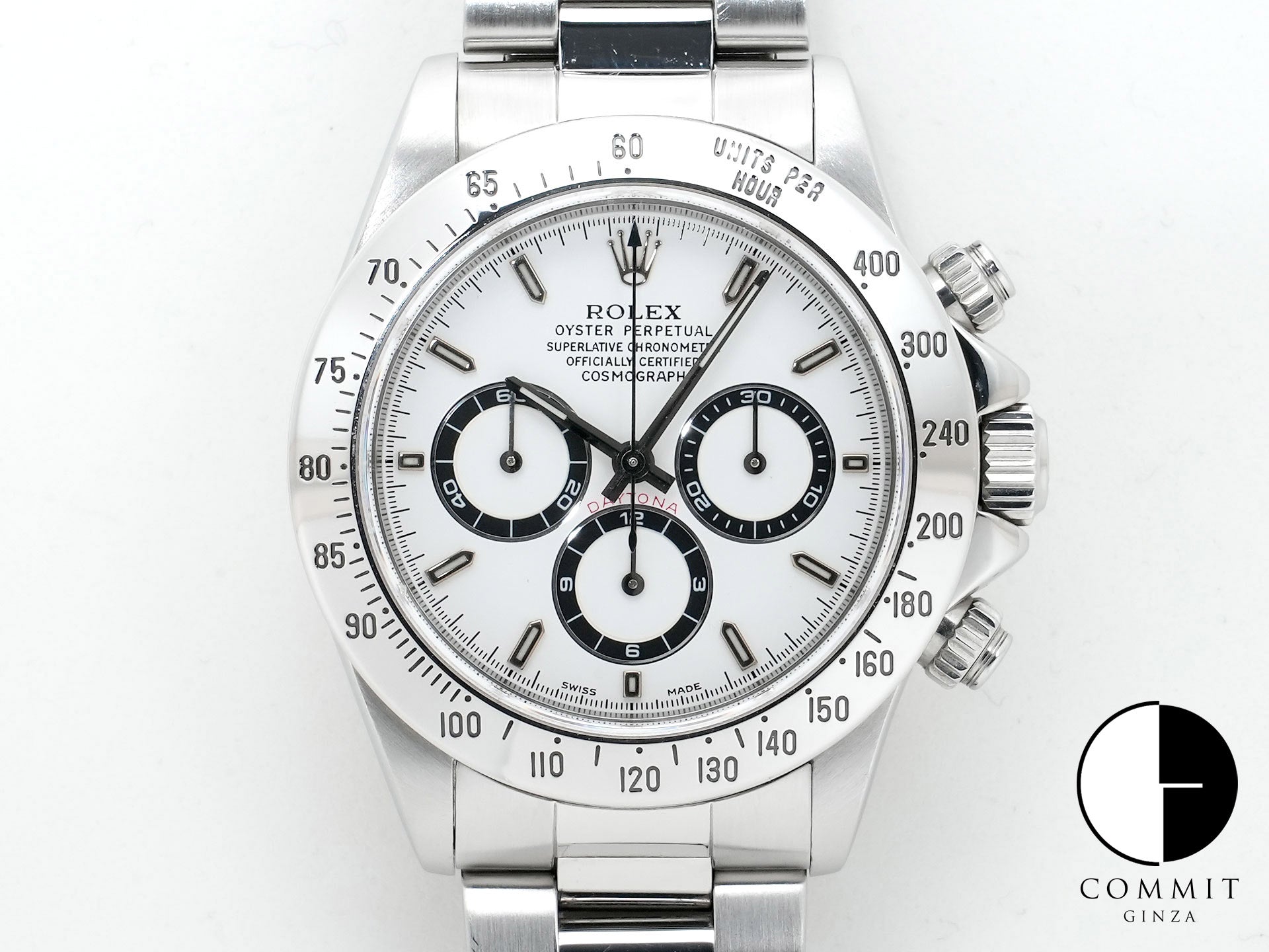 ロレックス デイトナ エルプリメロ Ref.16520 ステンレススチール ホワイト文字盤 中古 57tb769v
