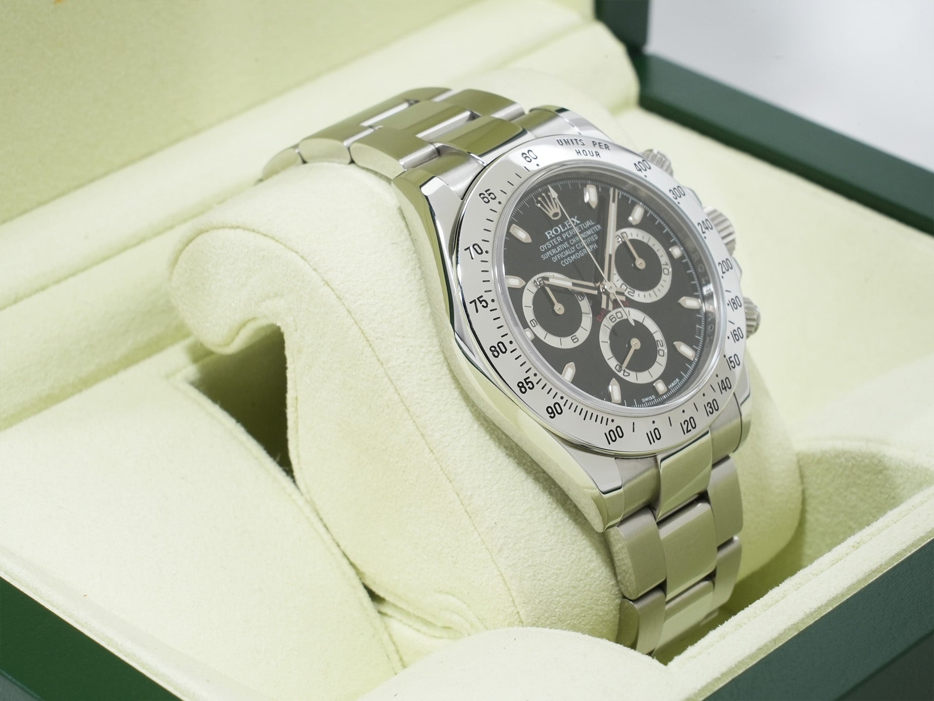 ロレックス デイトナ Ref.116520 ステンレススチール ブラック文字盤 中古 dmmcvjgk