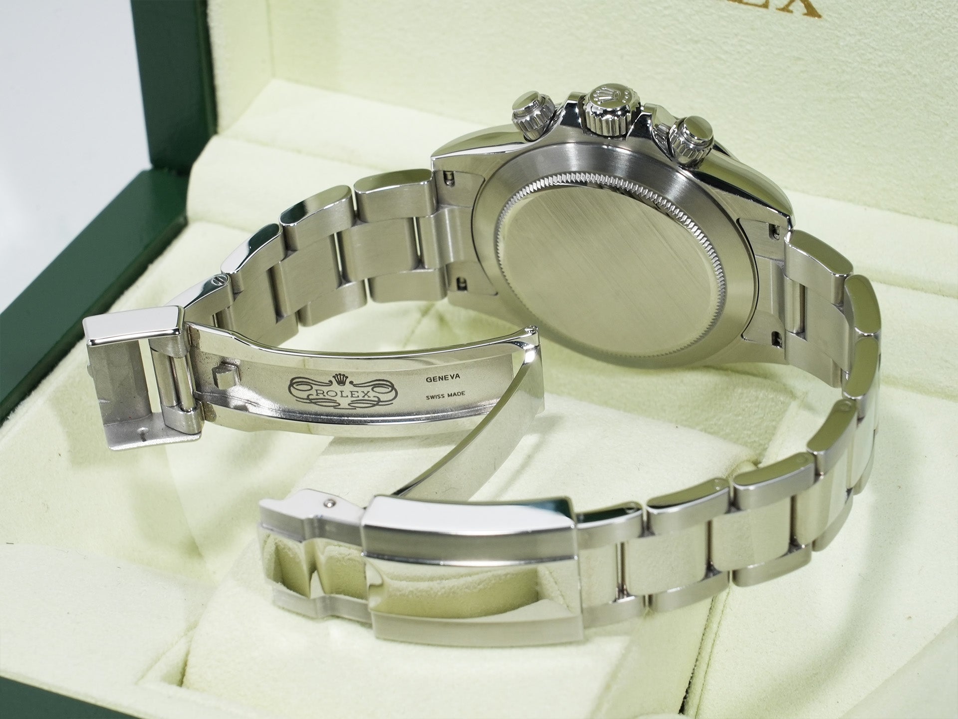 ロレックス デイトナ Ref.116520 ステンレススチール ブラック文字盤 中古 dmmcvjgk