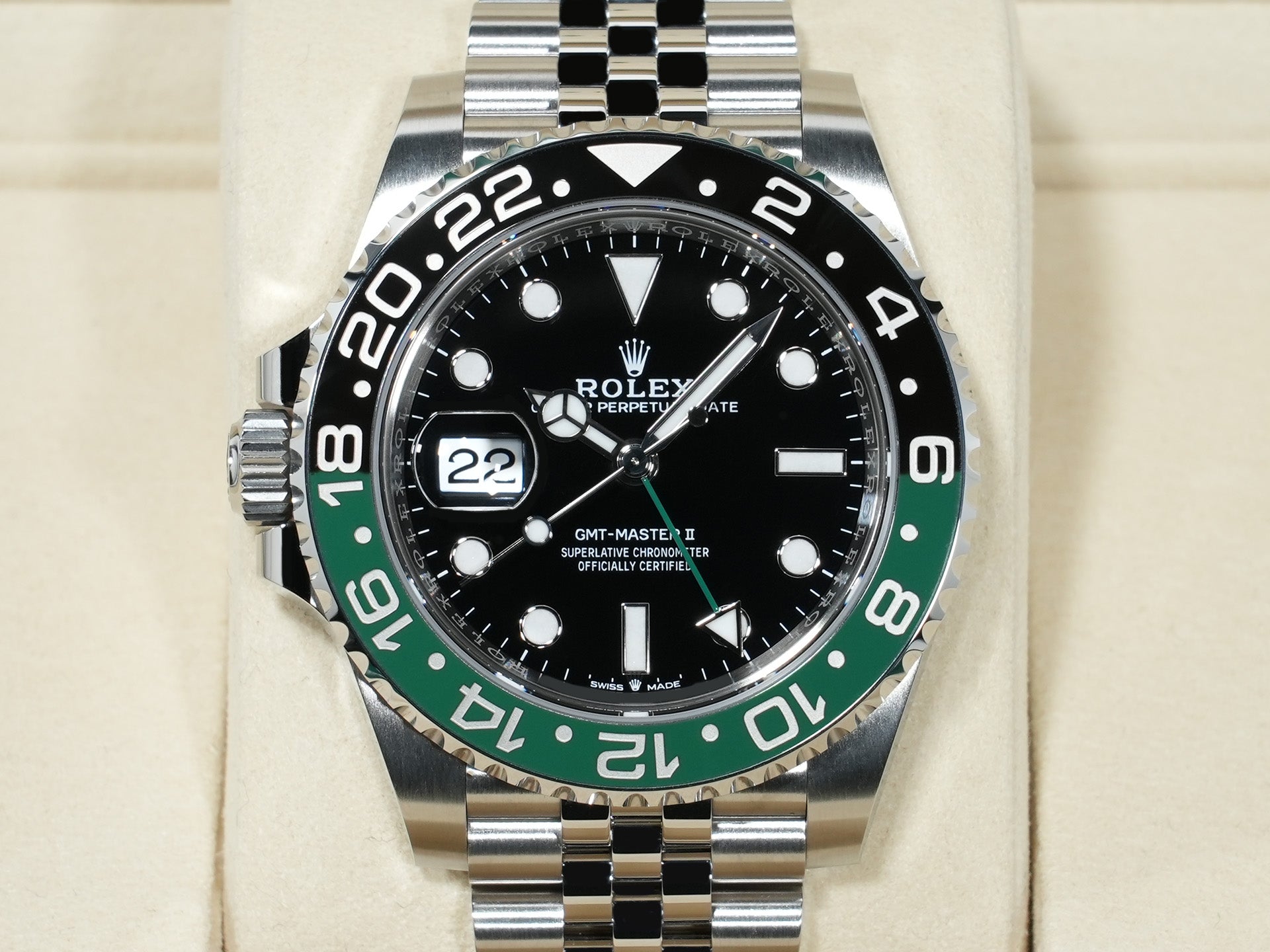 ロレックス GMTマスターII Ref.126720VTNR ステンレススチール ブラック文字盤 ジュビリーブレスレット 未使用 2un3zhb3