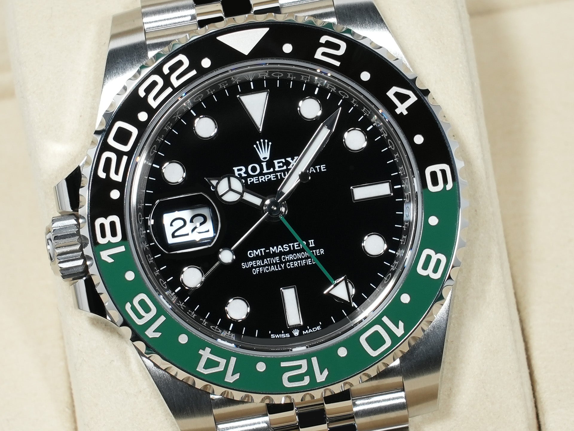 ロレックス GMTマスターII Ref.126720VTNR ステンレススチール ブラック文字盤 ジュビリーブレスレット 未使用 2un3zhb3