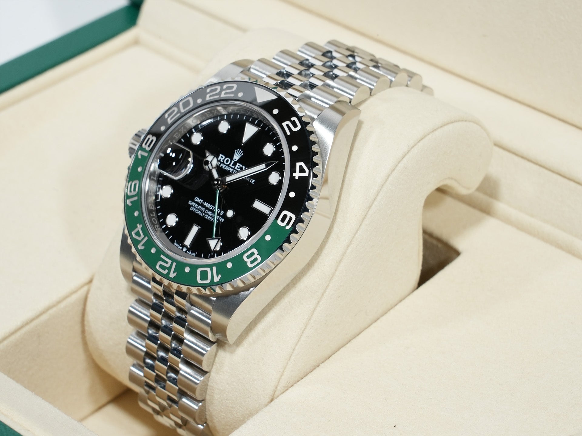 ロレックス GMTマスターII Ref.126720VTNR ステンレススチール ブラック文字盤 ジュビリーブレスレット 未使用 2un3zhb3