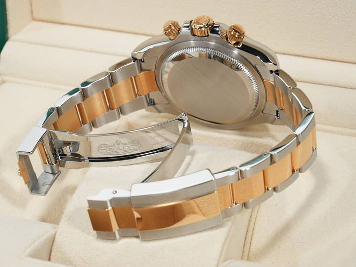 ロレックス デイトナ Ref.126503 ステンレススチール/イエローゴールド ゴールデン文字盤 美中古 a957fanb