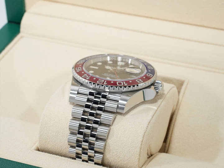 ロレックス GMTマスターII Ref.126710BLRO ステンレススチール ブラック文字盤 ジュビリーブレスレット 中古 tixtfugb