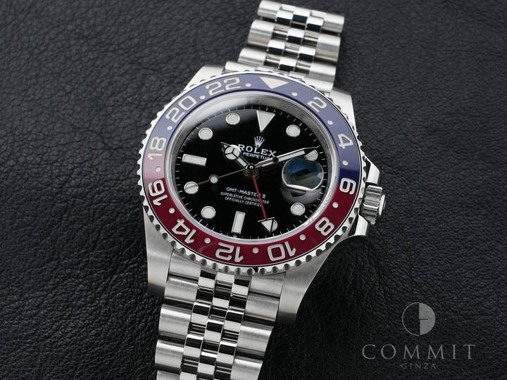 ロレックス GMTマスターII Ref.126710BLRO ステンレススチール ブラック文字盤 ジュビリーブレスレット 中古 tixtfugb