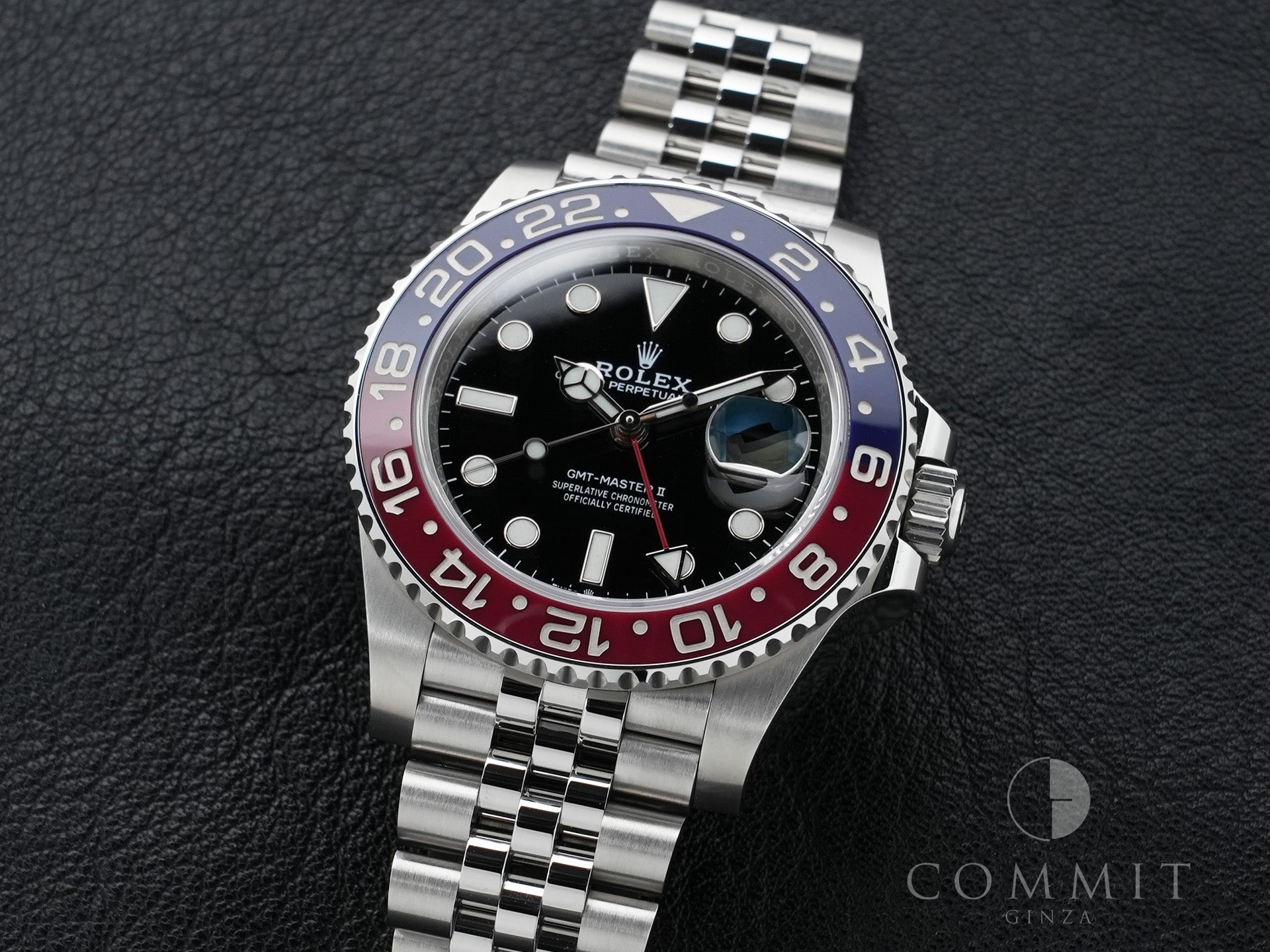 ロレックス GMTマスターII Ref.126710BLRO ステンレススチール ブラック文字盤 ジュビリーブレスレット 中古 tixtfugb
