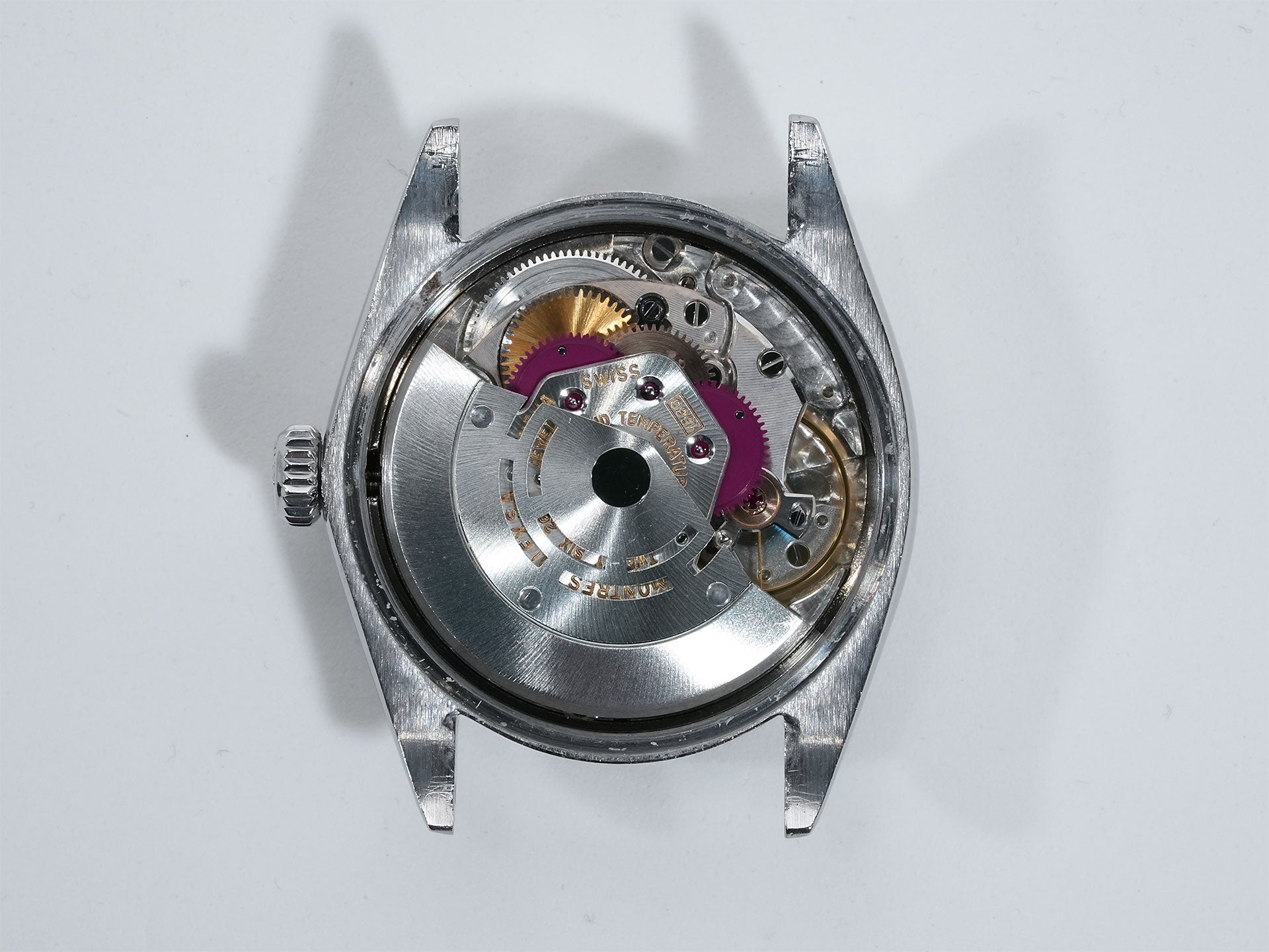 ロレックス オイスターパーペチュアル デイト Ref.1500 ステンレススチール トロピカルミラー文字盤 中古 xtpg9ca9