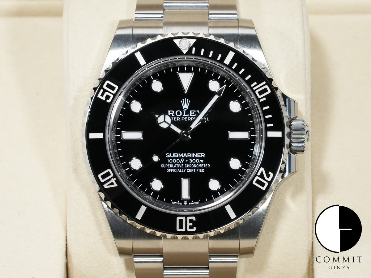 ロレックス サブマリーナー ノンデイト Ref.124060 ステンレススチール ブラック文字盤 未使用 d2i69se7
