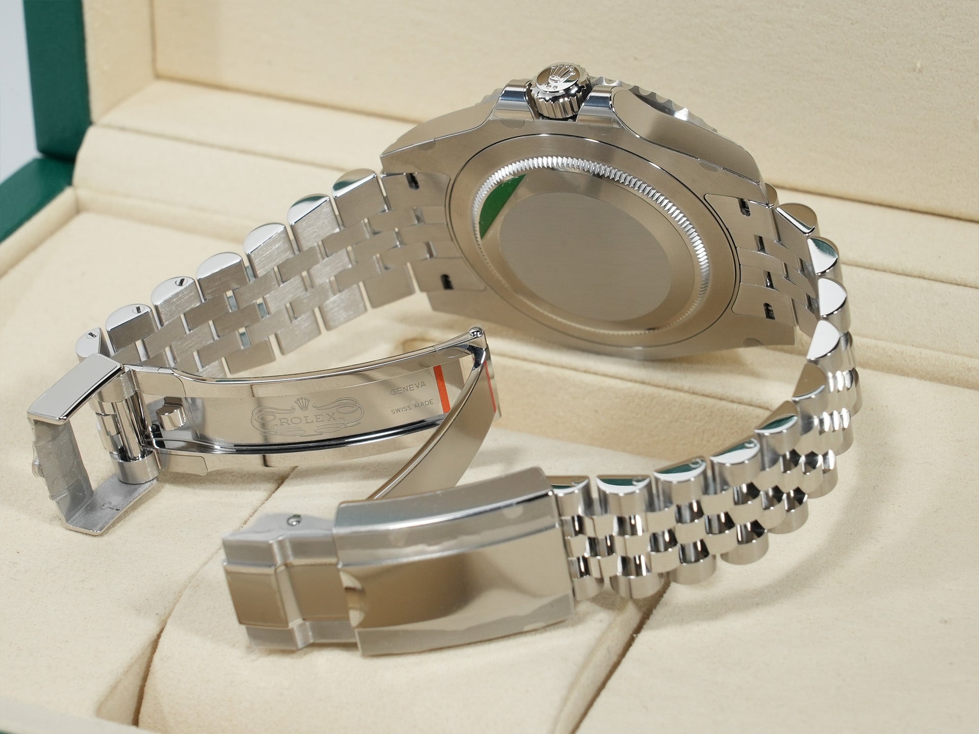 ロレックス GMTマスターII Ref.126710GRNR ステンレススチール ブラック文字盤 ジュビリーブレスレット 未使用 ou7qq3m6