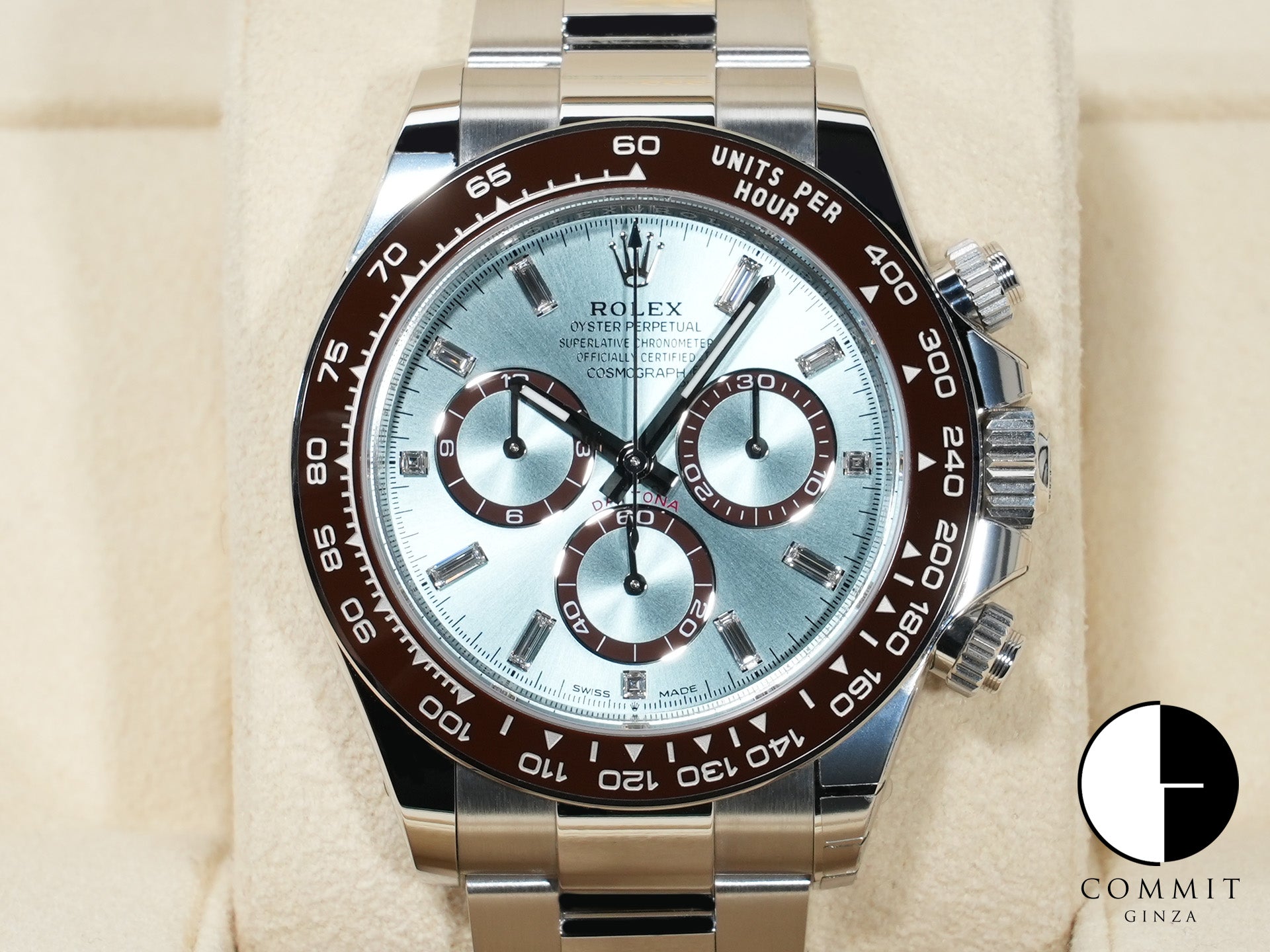 ロレックス デイトナ Ref.126506A プラチナ アイスブルーx11Pダイヤ文字盤 未使用 ye6ig2r7