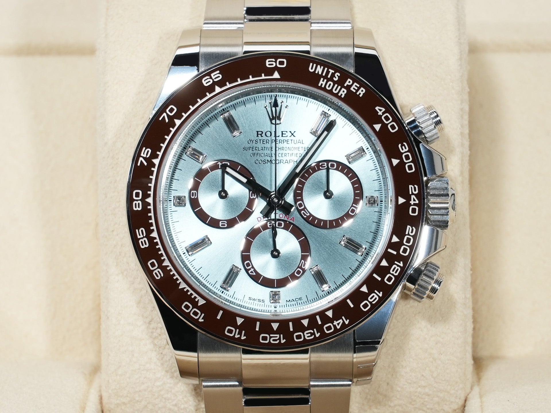 ロレックス デイトナ Ref.126506A プラチナ アイスブルーx11Pダイヤ文字盤 未使用 ye6ig2r7