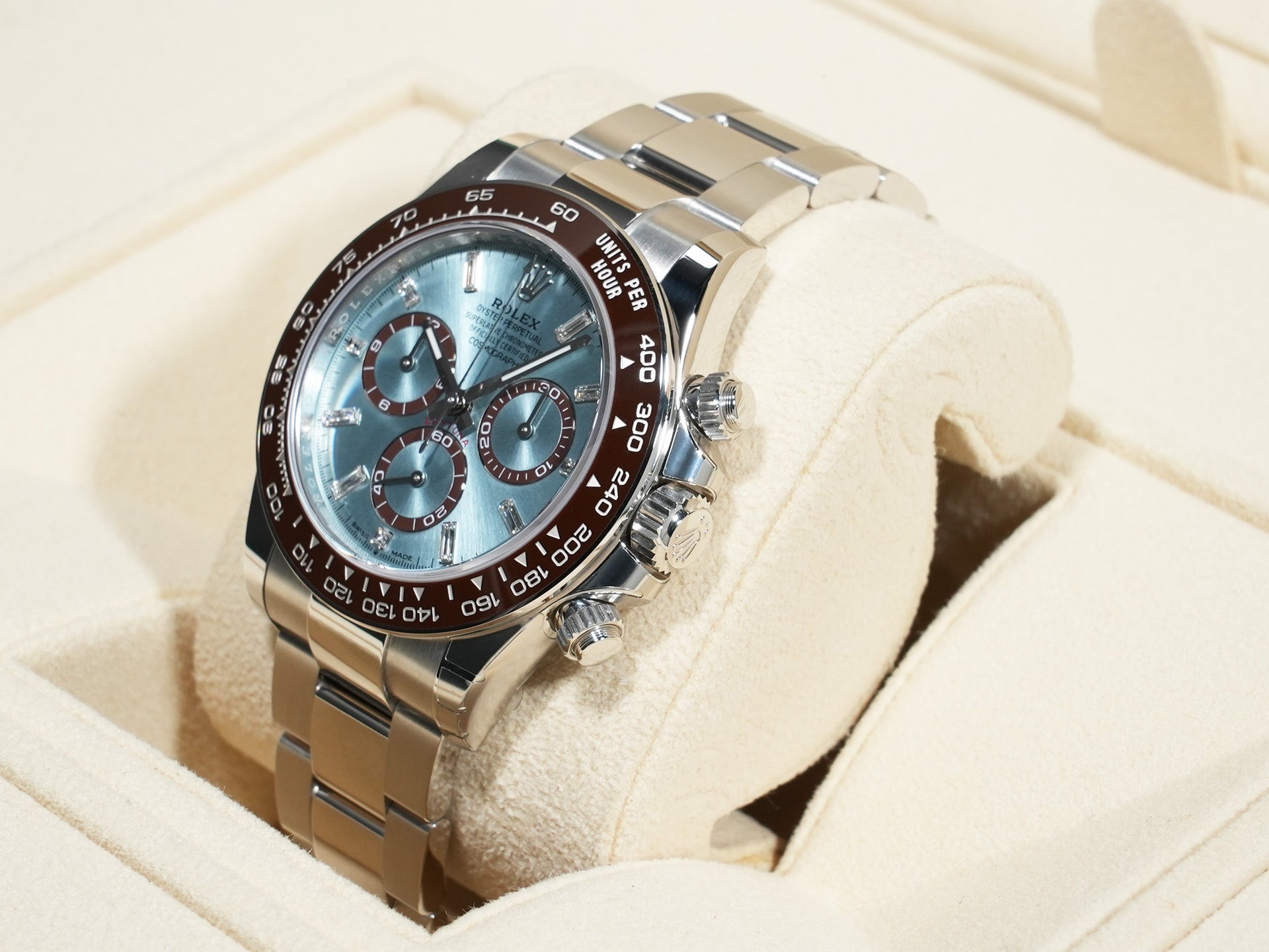 ロレックス デイトナ Ref.126506A プラチナ アイスブルーx11Pダイヤ文字盤 未使用 ye6ig2r7