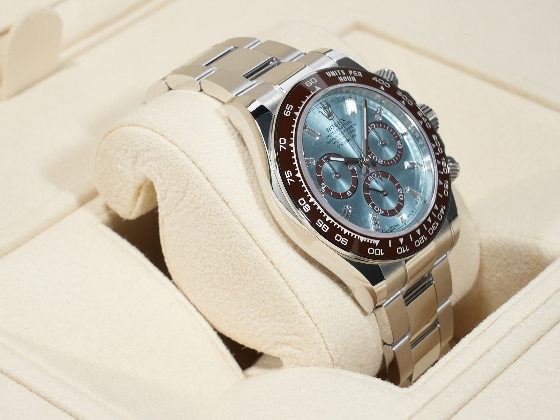 ロレックス デイトナ Ref.126506A プラチナ アイスブルーx11Pダイヤ文字盤 未使用 ye6ig2r7