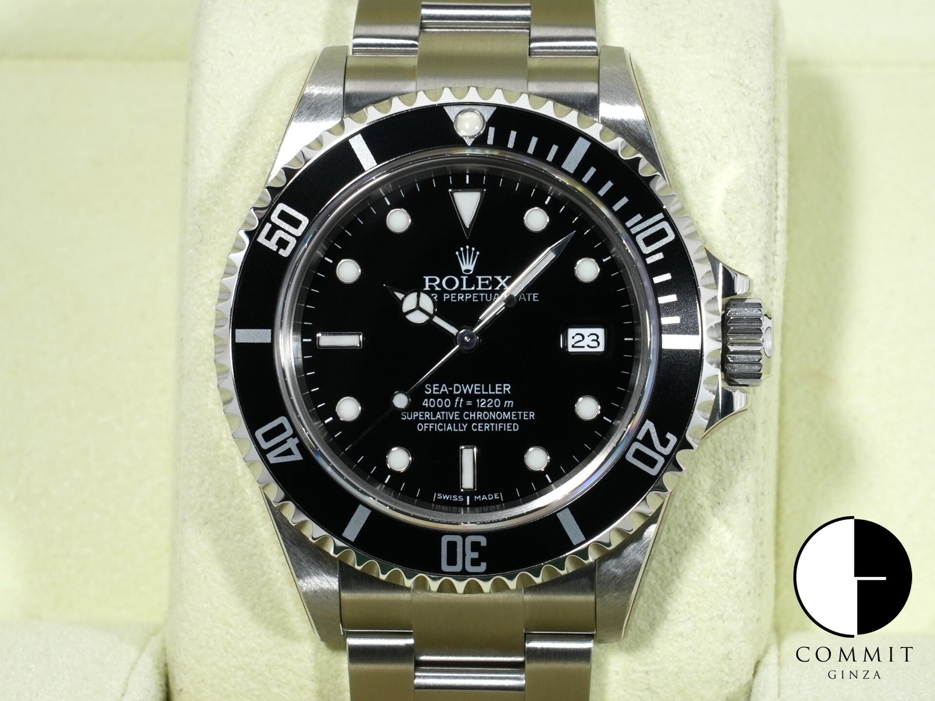 ロレックス シードゥエラー Ref.16600 ステンレススチール ブラック文字盤 デッドストック s7b6zcjd